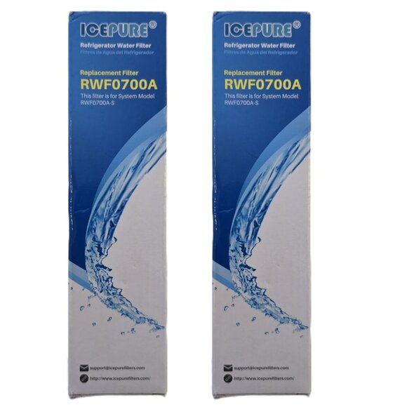 2 IcePure RWF0700A Water Filter for Samsung RWF0700A -S Refrigerator NEW Sealed - Picture 1 of 10
